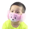 Fashion Winter Kids cartoon bear Ears Muffs hats Children fleece Thicken warm Mask Ear Muff Boys Girls plush masks A5311262K9399774