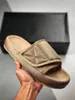 Sandalen Fashion Slides Canvas Slippers Desert Sand Earth Brown Hars Mens Dames Slipper Pantoufle Sneakers Design Beach Sandalen met doos