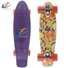 Skateboarden Kleine Fishboard Fabrikanten Groothandel Vierwiel Dubbele Cross Road Brushing Skateboard Aangepast