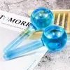 Large Beauty Ice Hockey Energy Beauty Crystal Ball Facial Cooling Ice Globes Water Wave Face and Eye massage Skin Care 2pcs/box