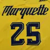 2020 Marquette basketbalshirt op maat NCAA College Markus Howard Butler Wade D.J.Carton Dawson Garcia Symir Torrence Lewis McEwen Anim