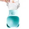 1pcs Dog Travel Water Bottle Dispenser Foldable Plastic Cat Drinking Feeder Portable Outdoor Pet Puppy Bowl 500ml Y200917