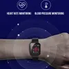 B57 스마트 시계 방수 피트니스 트래커 스포츠 iOS 안드로이드 전화 Smartwatch 심박수 모니터 혈압 기능 # 002