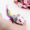 Funny Cat Toys Colorful Lovely Mouse For Cats Dogs Fun Playing Contain Catnip Toy Pet Supplies Mixed Colors