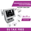 Nouvelle vente 4in1 ultrasons diamant microdermabrasion dermabrasion peau peeling chaud/froid marteau ultrasons beauté masseur dispositif de soins de la peau