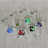 14mm 18mm Smoking Reclaimer Catchers Adapters Male with quartz banger Oil Reclaim Glass Ash Catcher Drop Down Adapter For Rigs Bongs