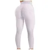 2021 Sexiga Yoga Pants Fitness Sports Leggings Jacquard Sports Leggings Female Running Trousers High midja Yoga Tight Sports Pants2026735