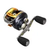 Baitcasting Reel Dual Brake System Full Metal Water Drop Wheel Pesche ReelRoad Asian Round Road Gun Handle Mulinelli da pesca