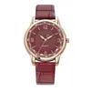 DERNIÈRES Femmes Montre-Bracelet Cristal Losange Double Couleur Cadran Dames Montres À Quartz Simple Vintage Bracelet En Cuir Casual Sport Horloge-Bracelet