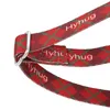 Double D Ring Pet Print Dog Collar Polyester Adjustable Martingale Collars Soft Comfortable Breathable Pattern For Dogs LJ201109
