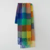 Sacrf marque cachemire hiver écharpe foulards concepteur couverture foulards femmes Type couleur à carreaux gland imité J1215