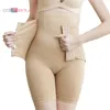 Coloriented Pantaloncini corsetto modellante da donna Pantaloncini dimagranti senza cuciture ad alta elasticità Tripla fibbia e gancio Iron Bone Big Size XXXXXL 201222