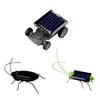 DIY mini carro solar powered robô solar veículo educacional motor de poder solar novidade gafanhoto barata barata brinquedos inseto para crianças