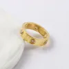 6 Diamonds High Quality Valentine Band Rings Women's Jewelry Men's Wedding Promise Ring Size 6-11