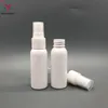 100PCS/LOT 30ml spray bottle White PET small empty 1oz Plastic Refillable (high quality)good qualtity