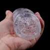 NXY Sex Masturbators Men Masturbator Crystal Transparent Clear Silicone Realistic Vagina for Man Male Products 220127