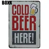 2021 Ice Beer Plaque Metal Vintage Tin Sign Pin Up Shabby Chic Decor Metal Signs Vintage Bar Decoration Metal Poster Pub Home Craf1037580