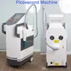 Pico andra nd yag laser system picosecond tatuering hud åtdragningsborttagningsenhet nevus ance borttagning för mörk maskin