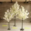 Bröllop Centerpiece Table Tree Artificial White Cherry Blossom Tree Senyu632