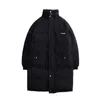 LAPPSTER Winterjacke Männer Parkas Herren Harajuku Dicke Lange Mantel Windjacke Koreanische Mode Stickerei Warme Blase Jacken 201203