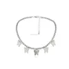 Chaînes de tennis colliers diamant papillon glands collier tour de cou bijoux de mode pour les femmes volonté et cadeau de sable
