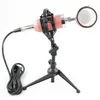 BM8000 Professional Condenser Sound Recording Microphone with Desktop Stand For Radio Braodcasting Microphone