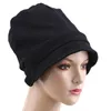 Bonnet / Skull Caps Femmes Visière Solide Bonnets Femme Automne Hiver Coton Vintage Chapeau De Mode Chaud Pour Le Brésil1