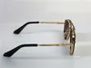Solglasögon män design metall vintage glasögon modestil fyrkantig uv400 objektiv med originalfodral