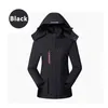 T-shirt da esterno Giacca riscaldata USB Gilet da donna Maniche lunghe Cappotto con cappuccio Abbigliamento termico invernale Sci Escursionismo Giacca a vento riscaldante antivento