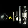 Nector Collector 10 mm gemeinsame Titan-Nagelspitzen, Keck-Clip, Wasserpfeifen, Mini-Öl-Dab-Rigs, NC-Kits mit Geschenkbox, Strohhalm, Pfeifen, NC01