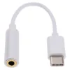 Earphone Headphone Jack Adapter Converter Cable Type c to 3.5mm Audio Aux Connector Adapter with opp bag for Samsung HUAWEI