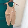 Herbst Jungen und Mädchen lässig 3 Farben Overalls 1-6 Jahre Kinder bequeme All-Match-Hosenträgerhose 201128