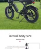 Fat Tire Snow Electric Bicycle Variable Speed Folding Power Beach Lithium Battery Mountain Bike E Bike