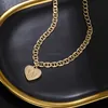 Een Z -Engels Initial Heart Anklet Chain Crystal Gold Chains Heart Charm voetketens Bracelet Women Fashion Jewelry Will en Sandy Cadeau