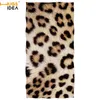 Hugsidea Leopardプリントシマウマ/ Python / Tiger /キリン動物毛皮のビーチマイクロファイバーバスクイックドライハンド/フェイスタオルブランケット201217