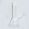 8 pouces verre conduites d'eau narguilés avec bol en bas diffuseur coloré capiteux bécher bongs Dab plates-formes pétrolières pour fumer plate-forme