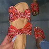 Fashion Women Slippers Beach Shoes Bow Cross Thick Sandals Leopard Grain Outdoor Wild Travel Home Flat Slippers Y200624 GAI