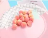 Hantverk verktyg tredimensionell simulering av persikor grädde lim droppande mobiltelefon fall brevpapper låda keychain hängsmycke DIY tillbehör