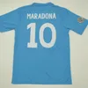 Retro 1986 Argentyna Diego Maradona Soccer Jersey 1978 Boca Juniors 1981 Vintage Napoli Czwarty 4th 1987 1988 Koszulka piłkarska Kids Kit