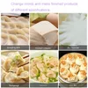 220V dumplings Skin Maker Commercial家庭自動ワンタンとdumplingプレスマシンEU/AU/UK/USプラグを使用