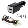 Chargeur de voiture localisateur GSM véhicule Mini GPS Tracker Bags d'oreille professionnelle Bogue d'écoute de la surveillance de la surveillance de la voiture Safery accessoire