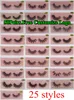 3D Mink الرموش بالجملة الطبيعية الرموش الخاطئة Faux False Mink Lashes لينة المكياج امتداد ماكياج الرموش عين العين الحرة تخصيص