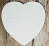 Sublimação Em branco Pearl Light Purger Puzzles Heart Love Forma Forma Puzzle Transfer Transfer Printes Em Branco Presentes Brinquedos DHL