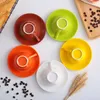 JIAGUI LUO 150ML Highgrad Ceramic Coffee Cups Coffee Cup Set Simple European Style Cappuccino Flower Latte Y200107