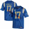 Custom UCLA Bruins costurou Jersey de futebol 90 AJ Campbell 75 Bruno Fina 77 Beau Taylor 14 DJ Warnell 76 Patrick Selna 7 Mo Osling III 52 Benjamin Roy Jr. 96 Hayden Nelson