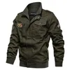 Chaqueta casual hombres primavera otoño ejército chaquetas militares para hombre abrigos masculino ropa exterior rompevientos slim fit stand collar masculino abrigo 201128