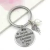 Wholesale Fashion Stainless Steel Jewelry Grandma Gift from Grandson Granddaughter Grandmother Grandson Keychain Birthday Gifts