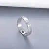 Mulheres oco estrela anel de dedo com carimbo anel de carta de prata de ouro para festa de presente acessórios de jóias tamanho 678910