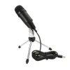 New C-330 USB Microphone Condenser Professional Wired Studio Karaoke Mic for Computer Pc Video Recording Msn with Stand Tripod