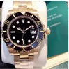 Lyxdesigner Rolx Titta på Top Quality Wristwatch Perpetu 40mm Date Black Ceramic Bezel 116610 ETA 2836 Automatisk vattentät lysande män klockor x9sb8